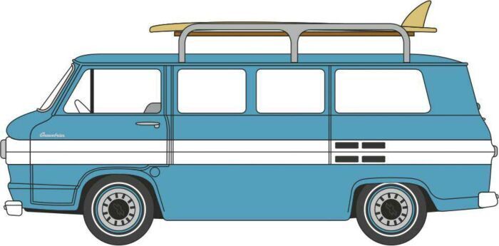 CVR Picture for 1961 Chev Corvair Greenbrier Tur/Wh