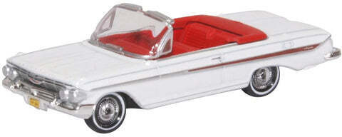 CVR Picture for 1961 Chev Impala Conv White/Red