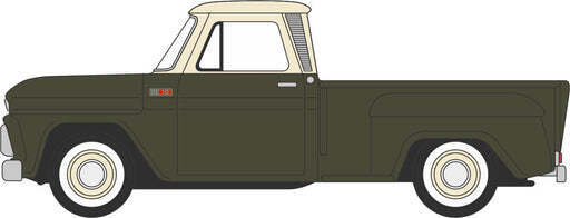 CVR Picture for 1965 Chevy Stepside PU Green/Ivory