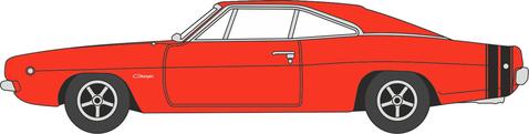CVR Picture for 1968 Dodge Charger Bright Red