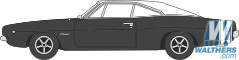 CVR Picture for 1968 Dodge Charger Black/White
