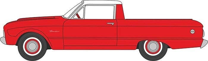 CVR Picture for 1960 Ford Ranchero Red/White