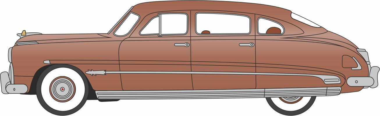 CVR Picture for 1951 Hudson Hornet Sedan Tan
