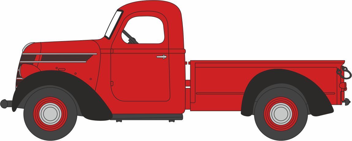 CVR Picture for 1937 IH D2 PU Red/Black