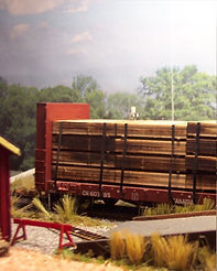 CVR Picture for Flat car Lumber load