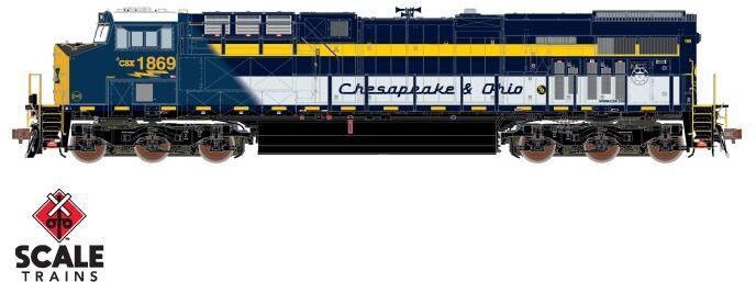 CVR Picture for RC ES44 CSX/C&O #1869 w/DS