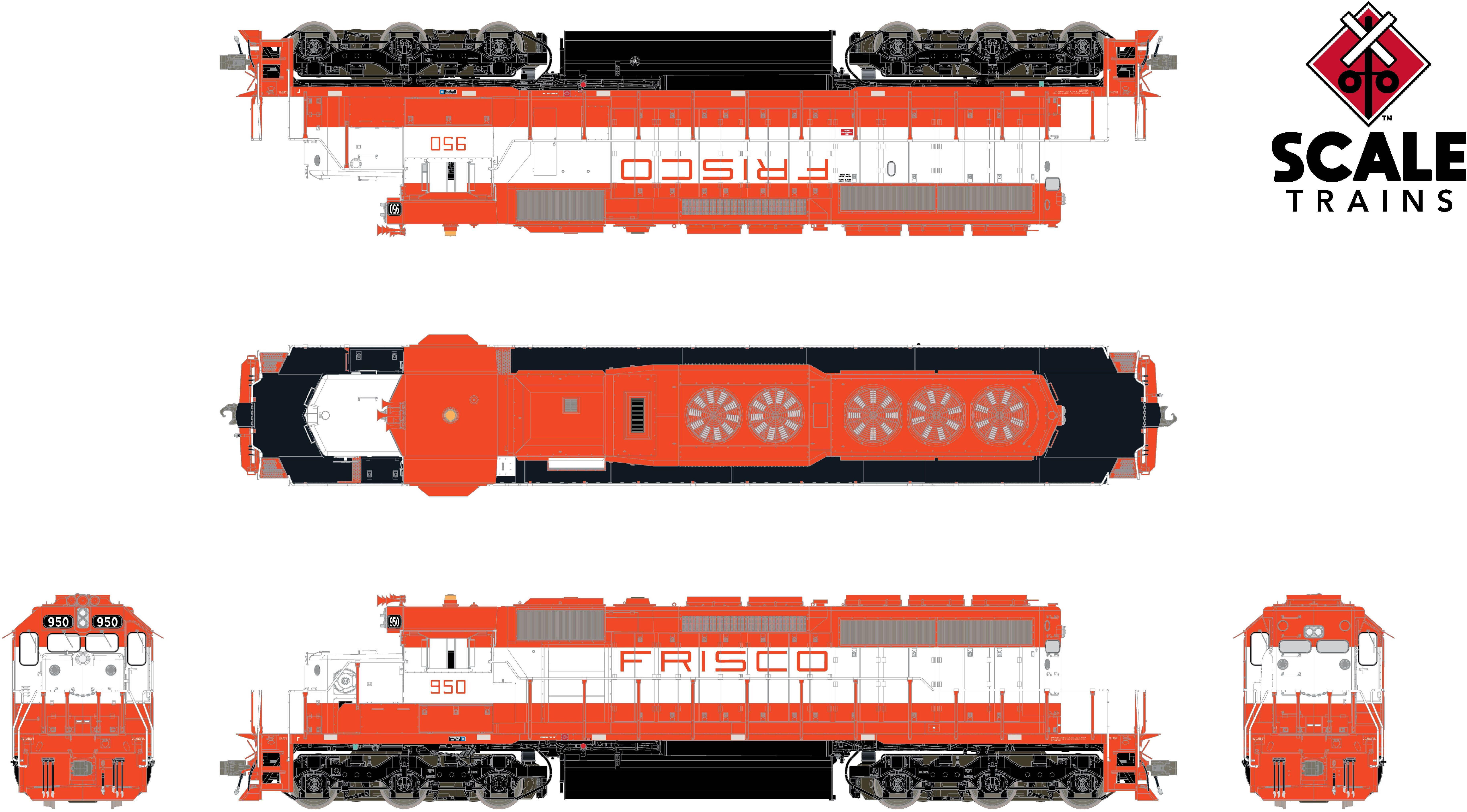 CVR Picture for RC SD40-2 Frisco/SLSF #951 w/DS