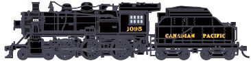 CVR Picture for 4-6-0 D10h CPR #1095 w/DS