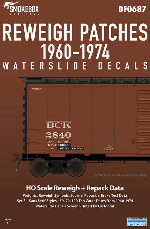 CVR Picture for Reweigh & Repack Patches 1960-74