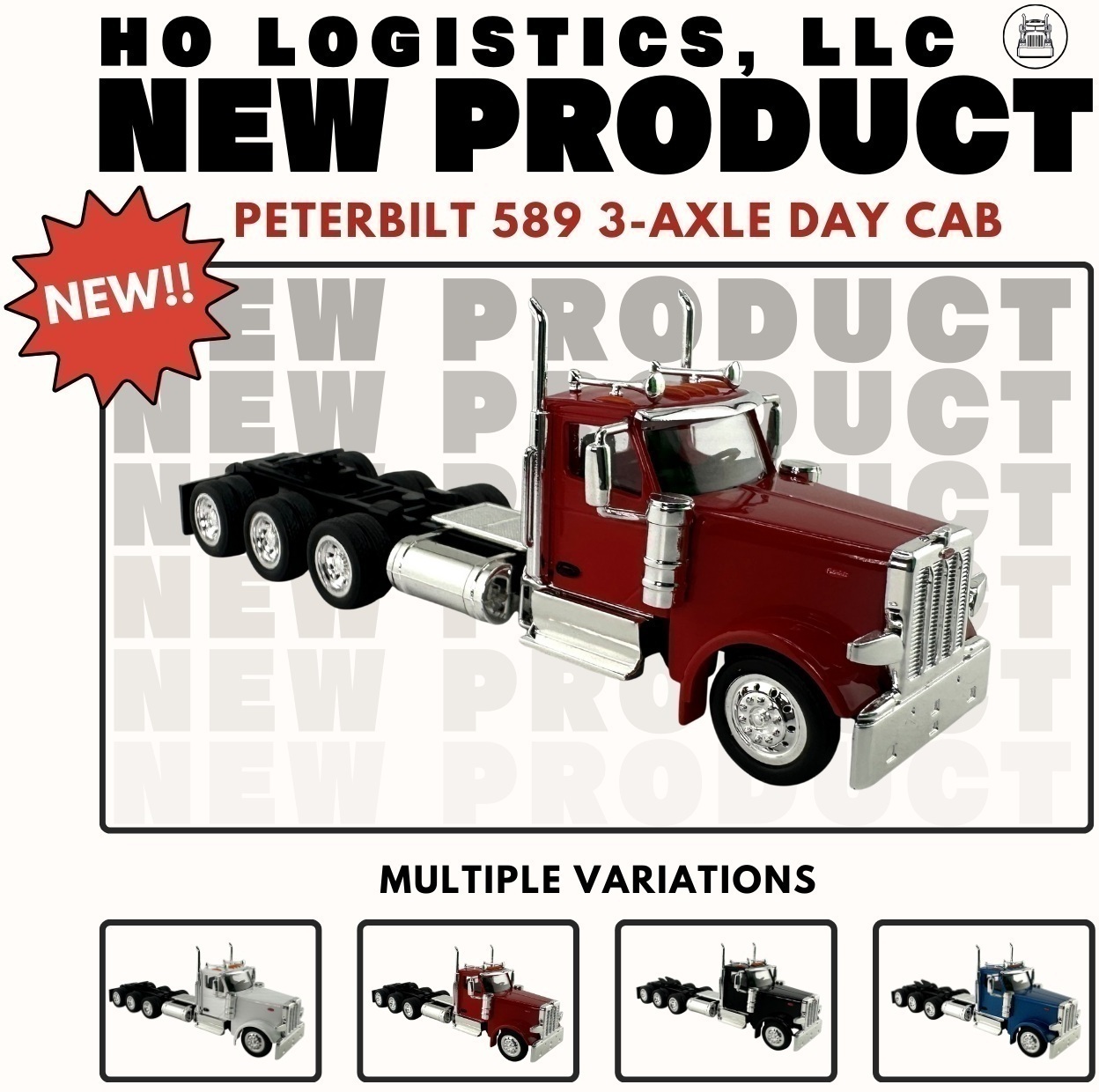 CVR Picture for KW990 2axle day cab Black