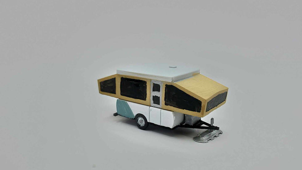 CVR Picture for 9' Tent Trailer tent UP