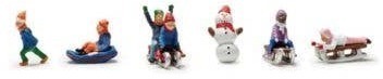 CVR Picture for Children Sledding 5Children/Snowman