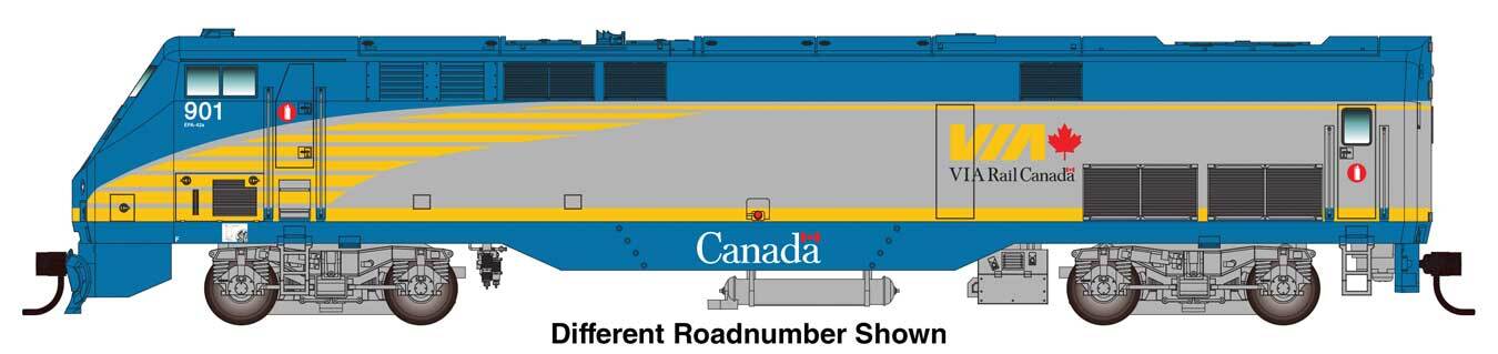 CVR Picture for GE P42 VIA Rail #907