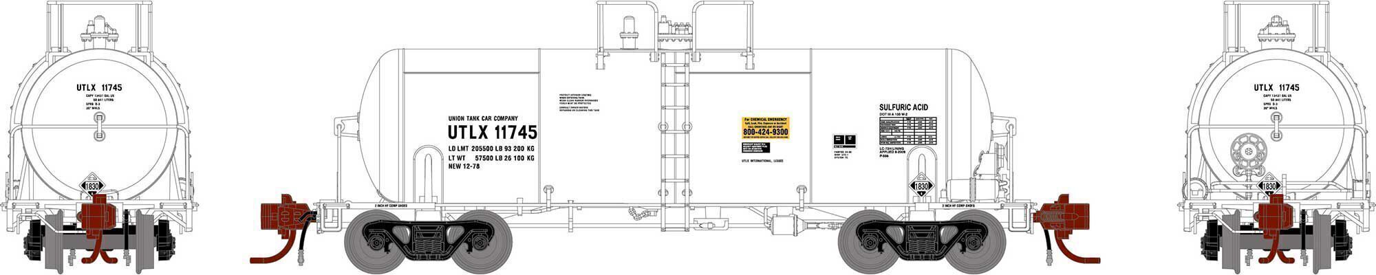CVR Picture for 13kgal Acidtank UTLX-Wht #11745