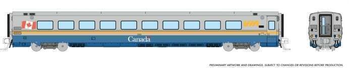 CVR Picture for LRC coach VIA Rail/Canada Faded