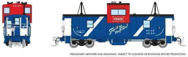 CVR Picture for WV caboose Frisco/Bicentennial#1240