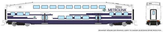 CVR Picture for Bilevel Metrolink coach