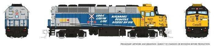 CVR Picture for F40PH-2D VIA Rail/OpLife #6411