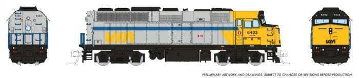 CVR Picture for F40PH-2D VIA Rail #6403 w/DS