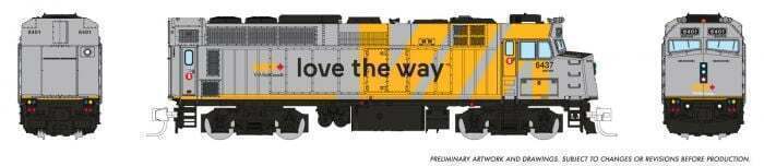 CVR Picture for Rebuilt F40PH-2D VIA/Love #6437