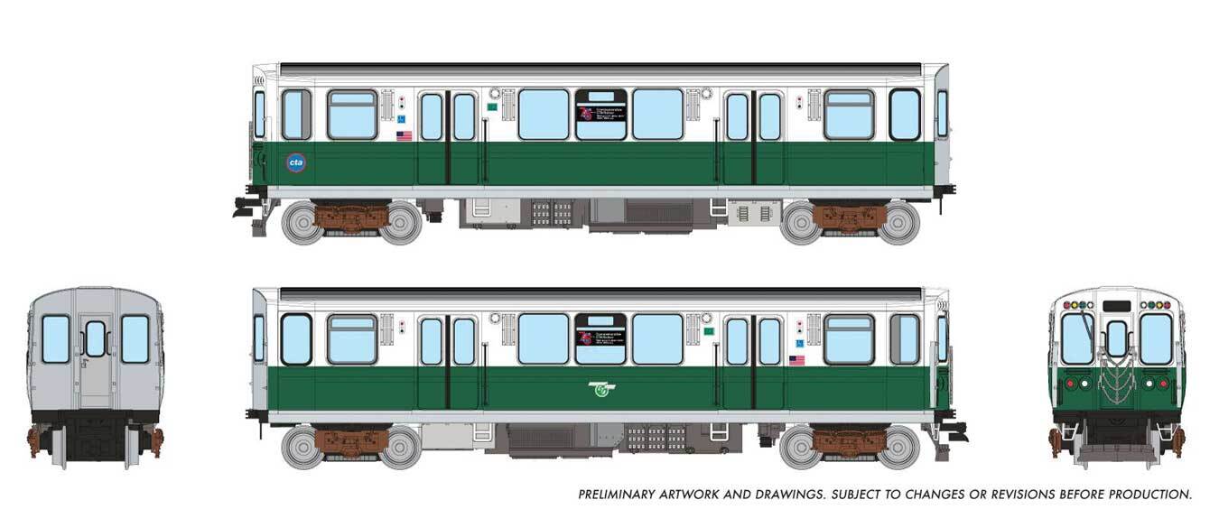 CVR Picture for CTA 2600 2-Car 75th White/Grn w/DS