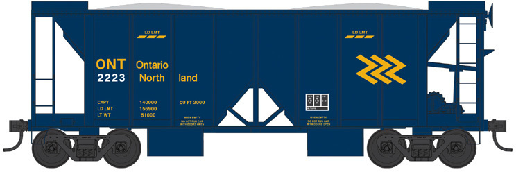 CVR Picture for 70ton 2bay Ballast car ONR #2234