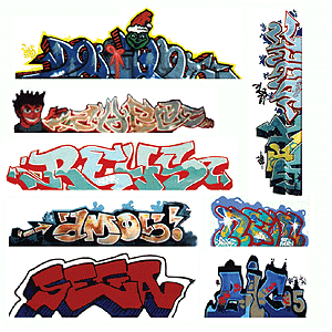 CVR Picture for Graffiti Decals - Modern Set #3 /8