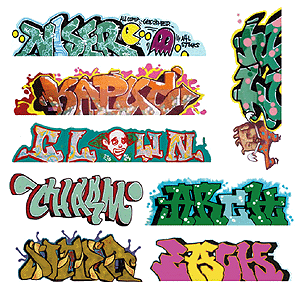 CVR Picture for Graffiti Decals - Modern Set #5 /8