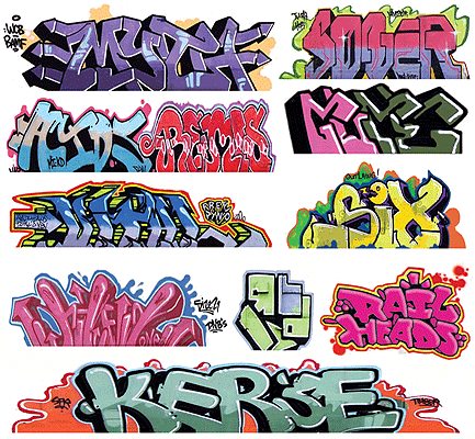 CVR Picture for Graffiti Decals - Modern Set #8 /10