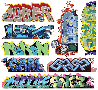 CVR Picture for Graffiti Decals - Modern Set #12 /8