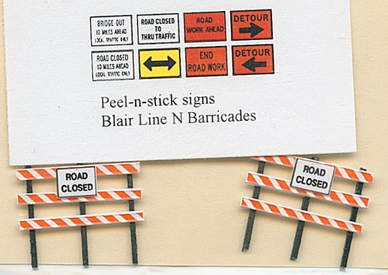 CVR Picture for Road Barricade Org/White /2