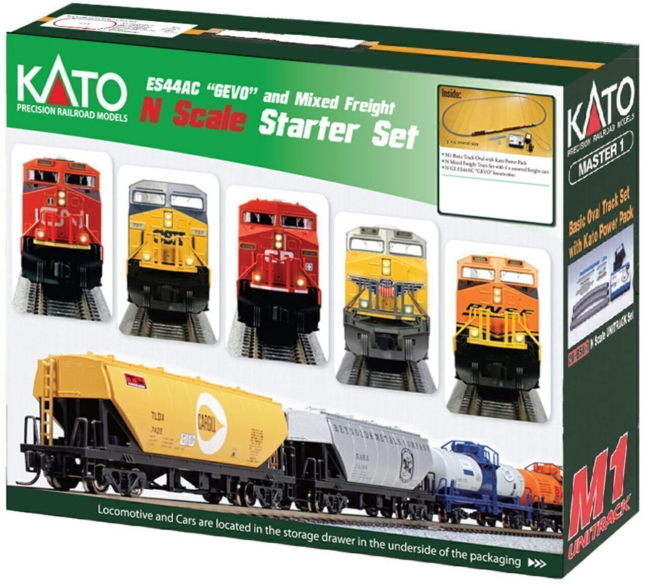 CVR Picture for ES44AC Freight Train Set CNR