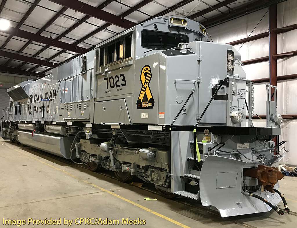 CVR Picture for SD70ACU CP/Military RCAF #7023w/DCC