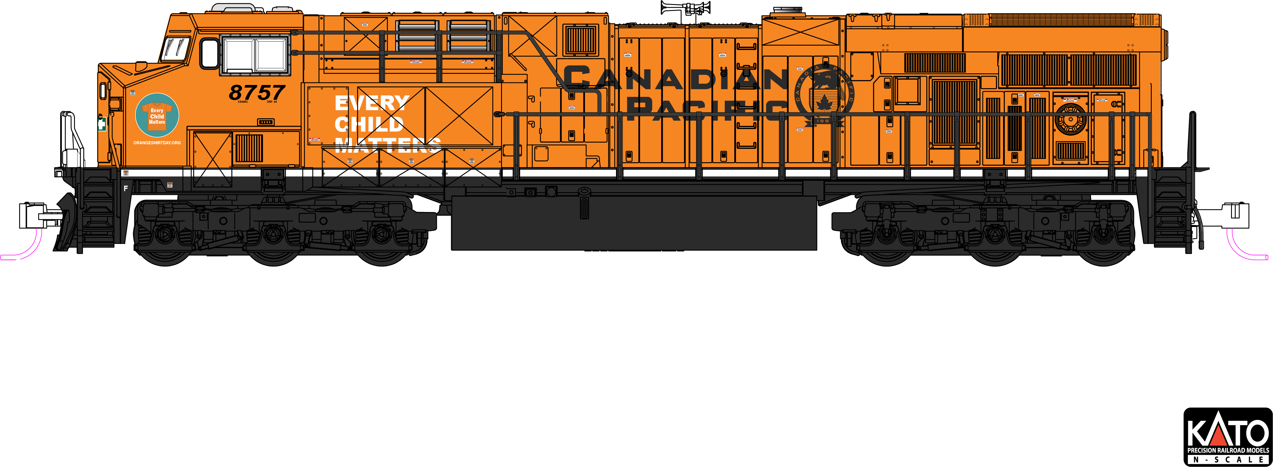 CVR Picture for ES44AC CP/Every Child #8757