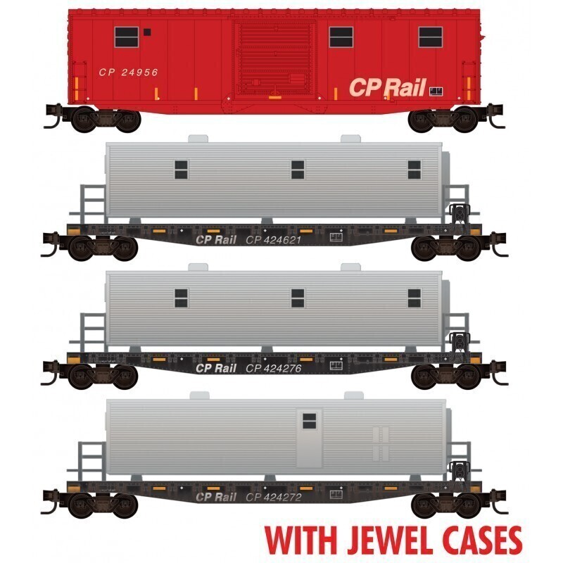 CVR Picture for Weathered - CPRail Camp Car 4pk