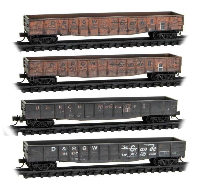 CVR Picture for Weathered - 50' gondola DRGW 4pk